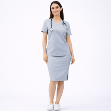 komplet medyczny damski ze spódnicą