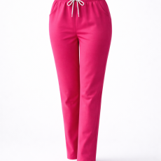 Spodnie medyczne damskie  z kieszeniami  – gumka + troczek | Producent DAMAR